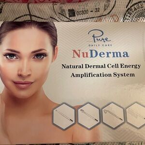 NuDerma Portable Handheld Skin Therapy Wand Machine w/Neon